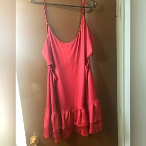 A burgundy plus size dress size 3x